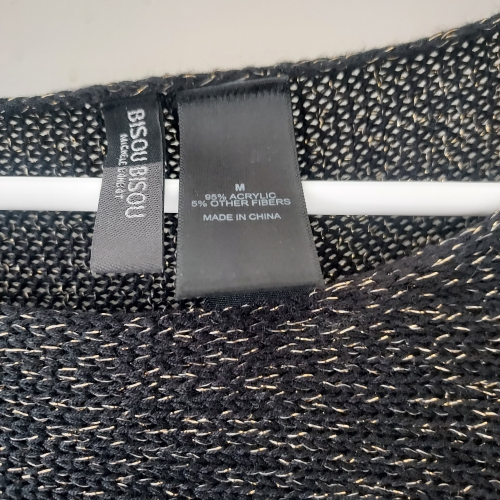 Sparkly black sweater